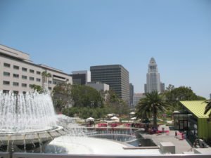 city hall seen from Grand Park