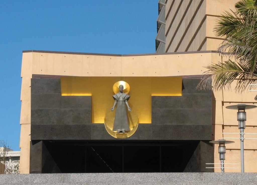 entry to Los Angeles Cathedral