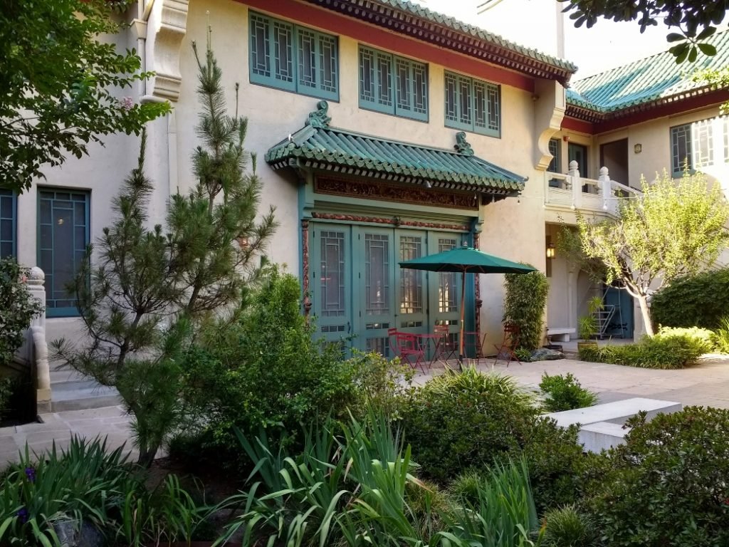 Pacific Asia Museum courtyard
