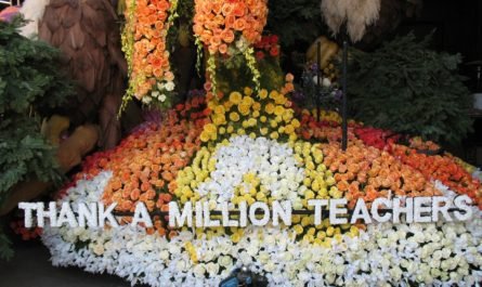 YThank a Million Teachers Rose Parade Float