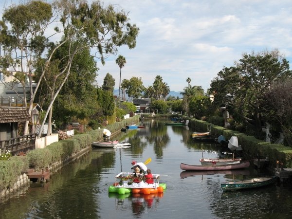 My vampires don’t visit the Venice canals, but they could have seen a Christmas kayak float if they did