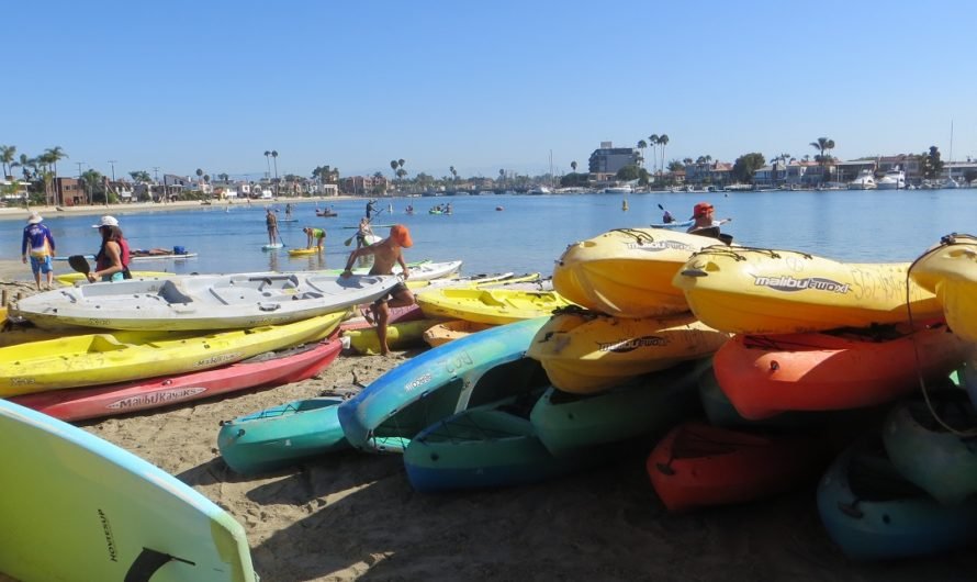 Time to go kayaking, paddleboarding and kitesurfing in the California sunshine!