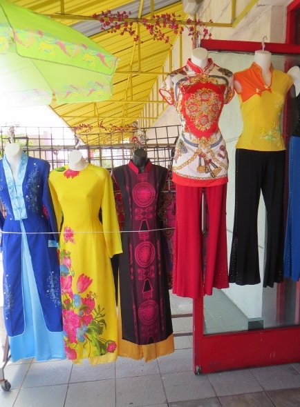 dresses in Chinatown Los Angeles