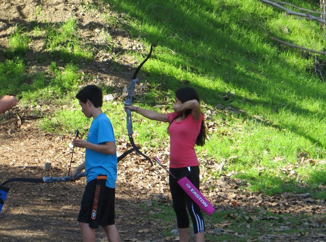 Ypoung archers Arroyo Seco Park Pasadena
