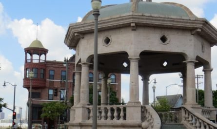 Bandstand at Mariachi Plaza Boyle Heights Los Angeles