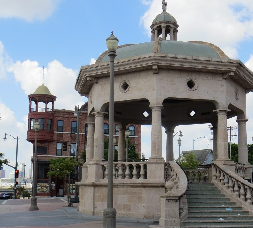 Bandstand at Mariachi Plaza Boyle Heights Los Angeles