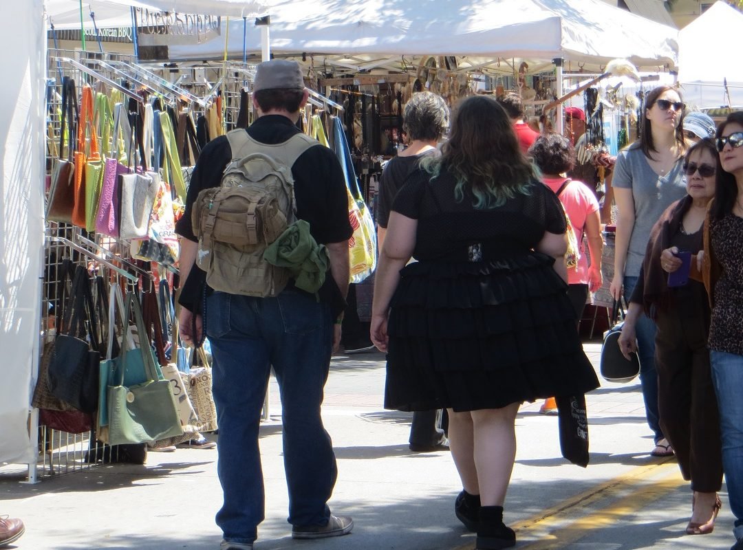 People at the Burbank Fair 2015