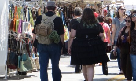 People at the Burbank Fair 2015
