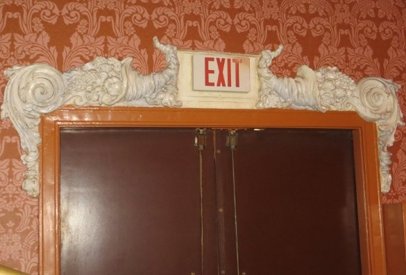 detail movie theater on Broadway Los Angeles
