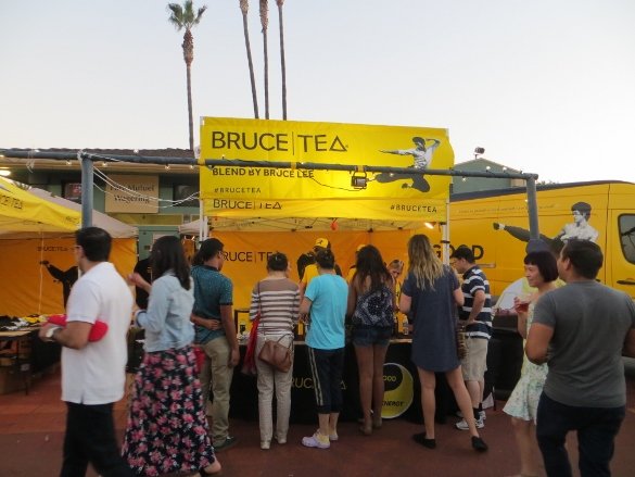 Bruce Tea booth at 626 Night Market