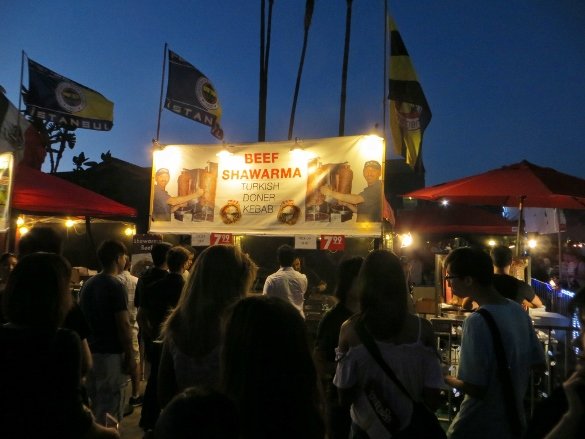 Turkist kebab booth at Night Market