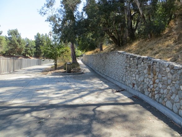 In my novel, Finding Mr. Yes, two LAPD officers come down the access path to the River Walk in Studio City. I'm not going to tell you why!