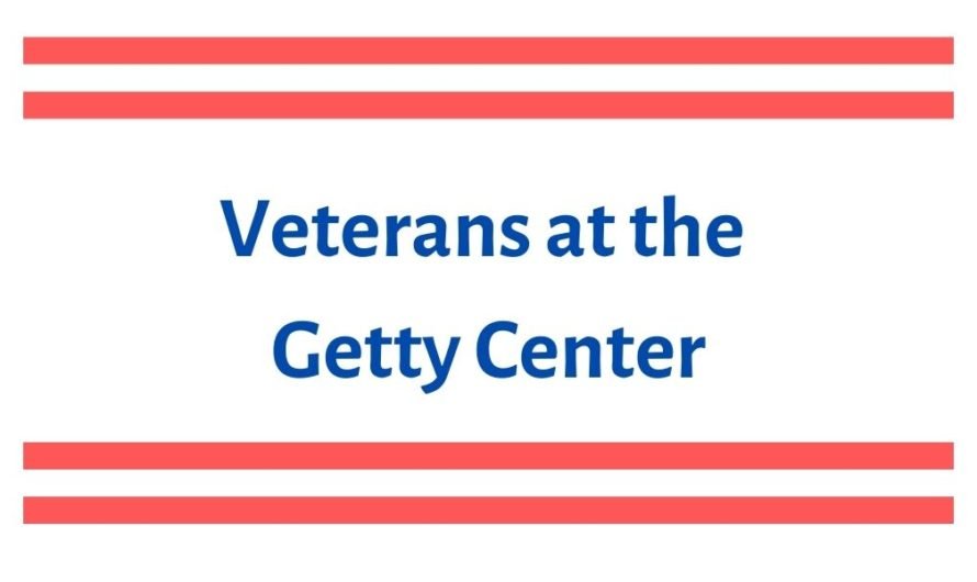 Two veterans I saw today at the Getty Center in Los Angeles