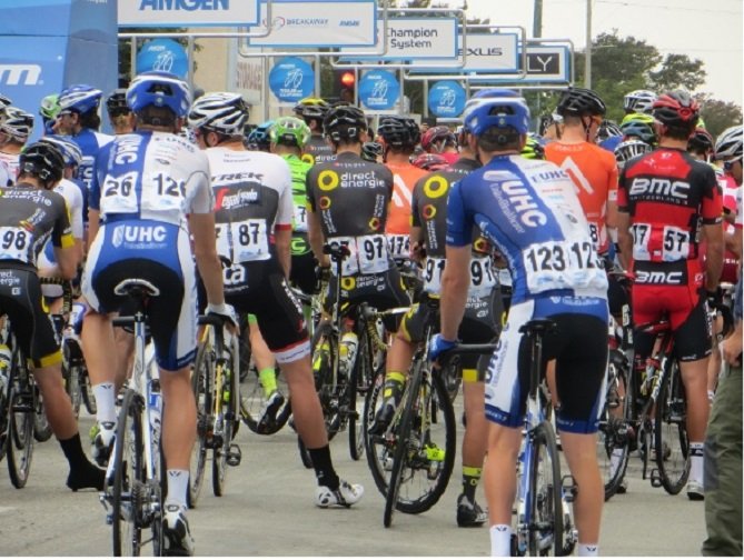 Stage 2 of Amgen Tour of California started at South Pasadena