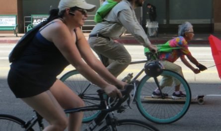 bicylists at CicLAvia 2016