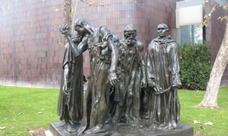 Rodin's Burghers of Calais sculpture