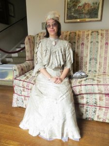 woman in Edwardian dress