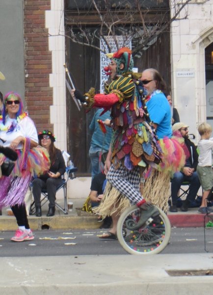 unicyclist jester