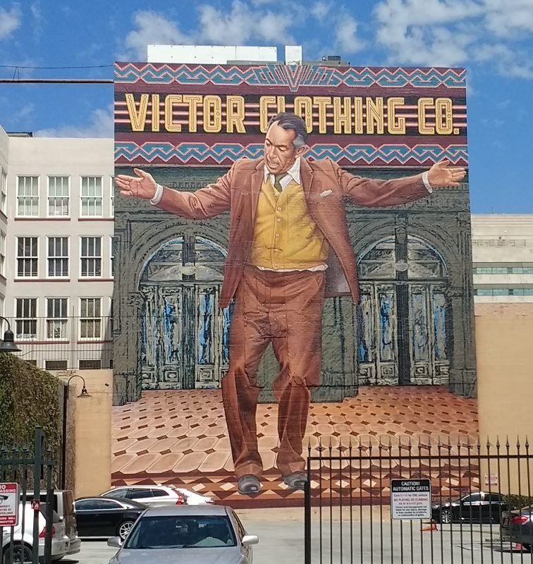 anthony quinn as Zorba the Greek mural DTLA