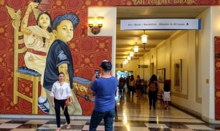 Oaxaca murals at L.A. Library Sept 2017