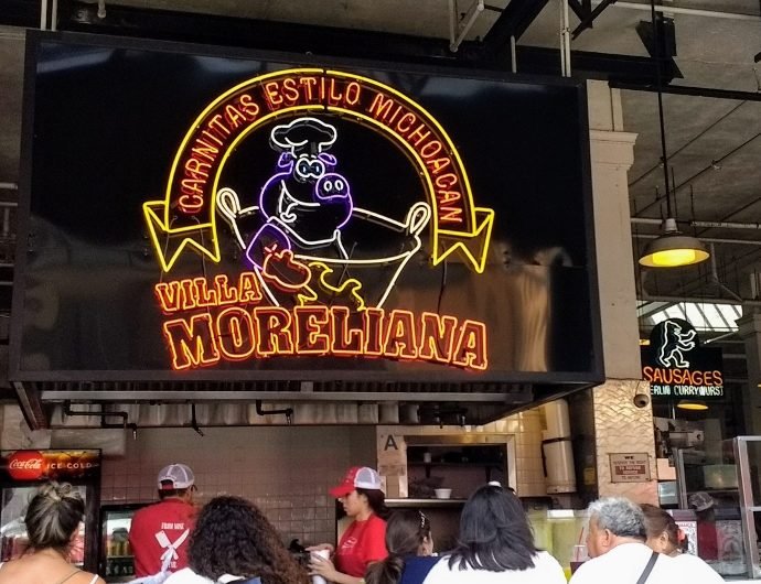 Neon art goes wild at Grand Central Market in downtown Los Angeles