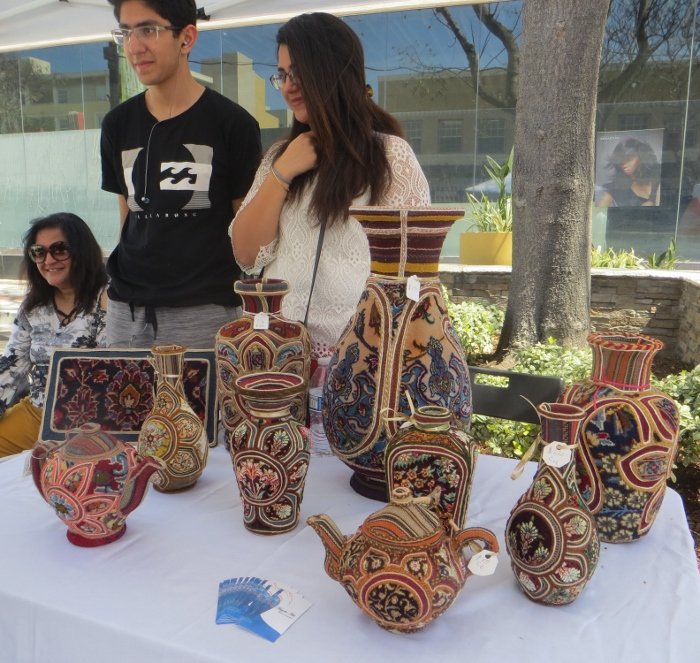 carpet vases Burbank Art Fair 2018
