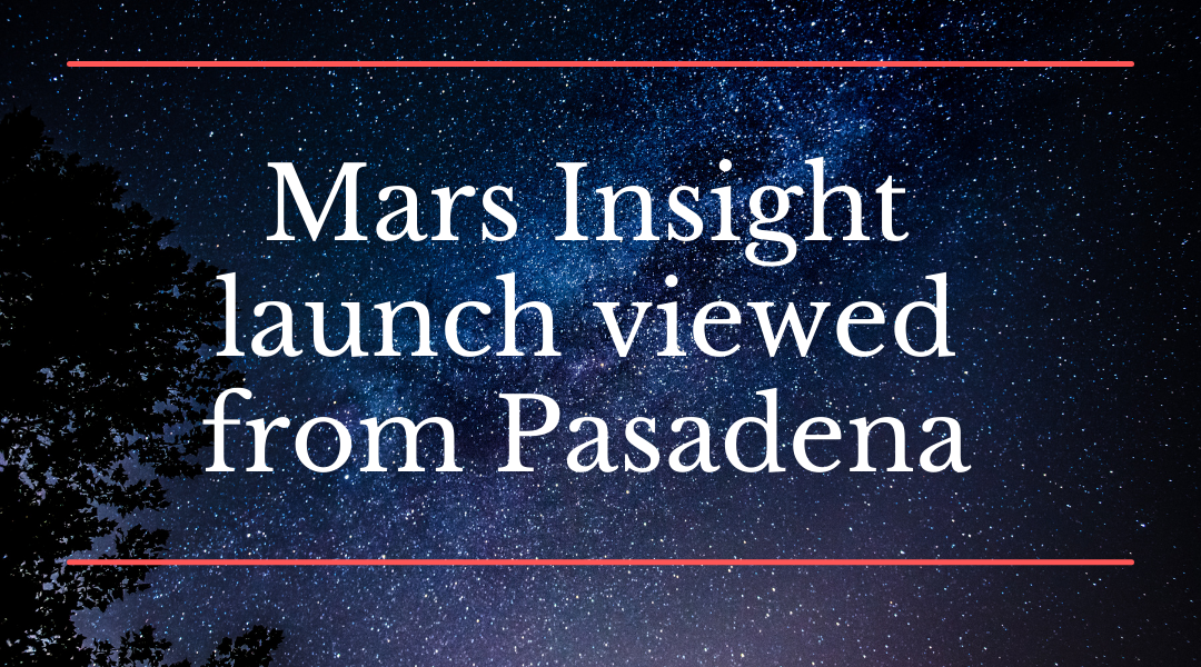 Mars Insight launch