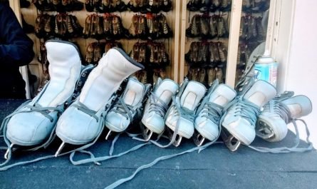 ice skates at Pershing Square 2018
