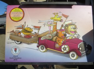 Float design South Pasadena for Rose Parade