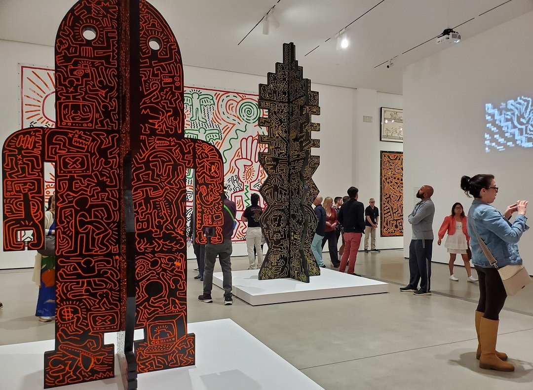 Keith Haring sculpture